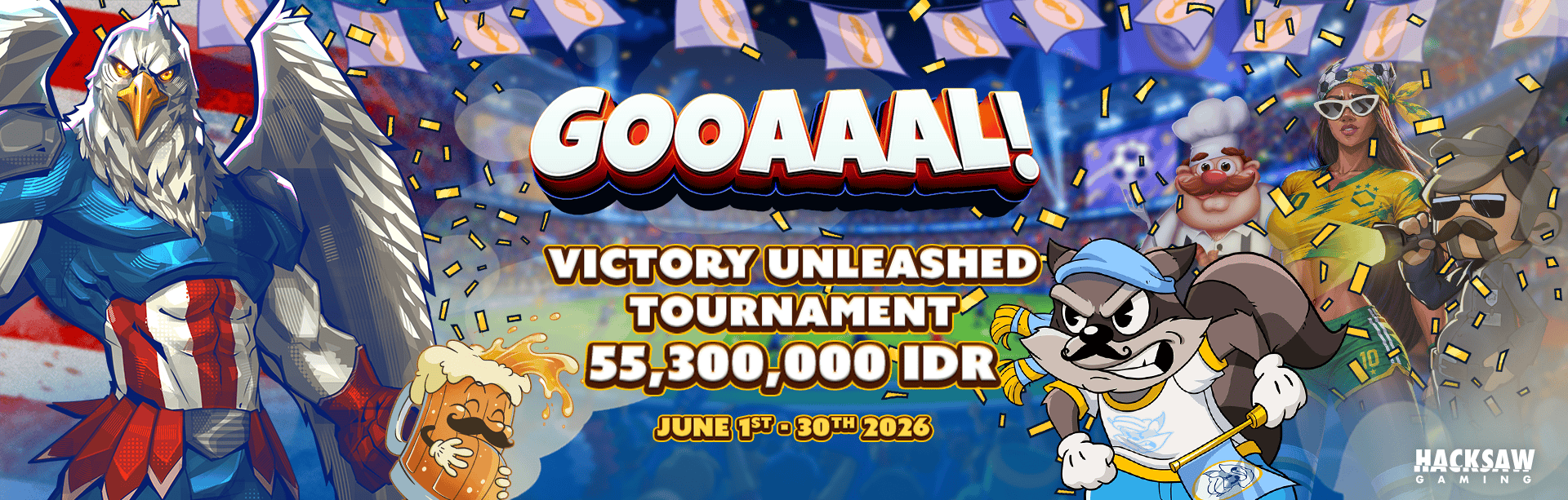 HACKSAW - VICTORY UNLEASHED WORLD CUP TOURNAMENT