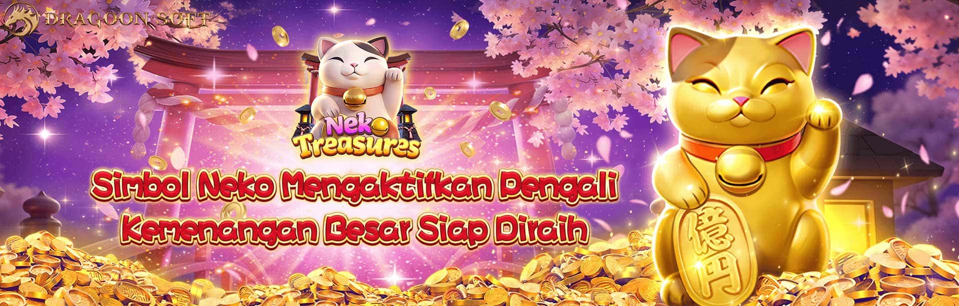 DRAGOONSOFT - NEKO TREASURES GAME PROMO BANNER